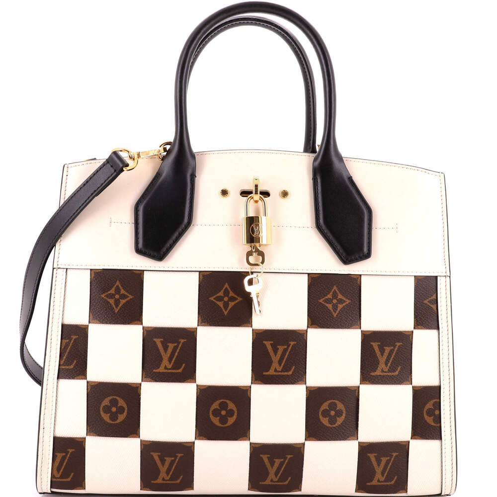 Louis Vuitton MM City Steamer Handbag